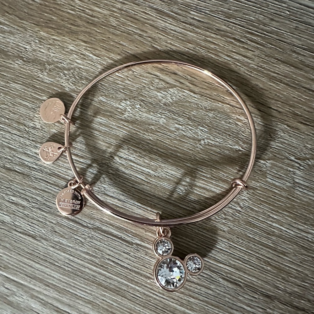 Alex and Ani Disney rose gold bangle